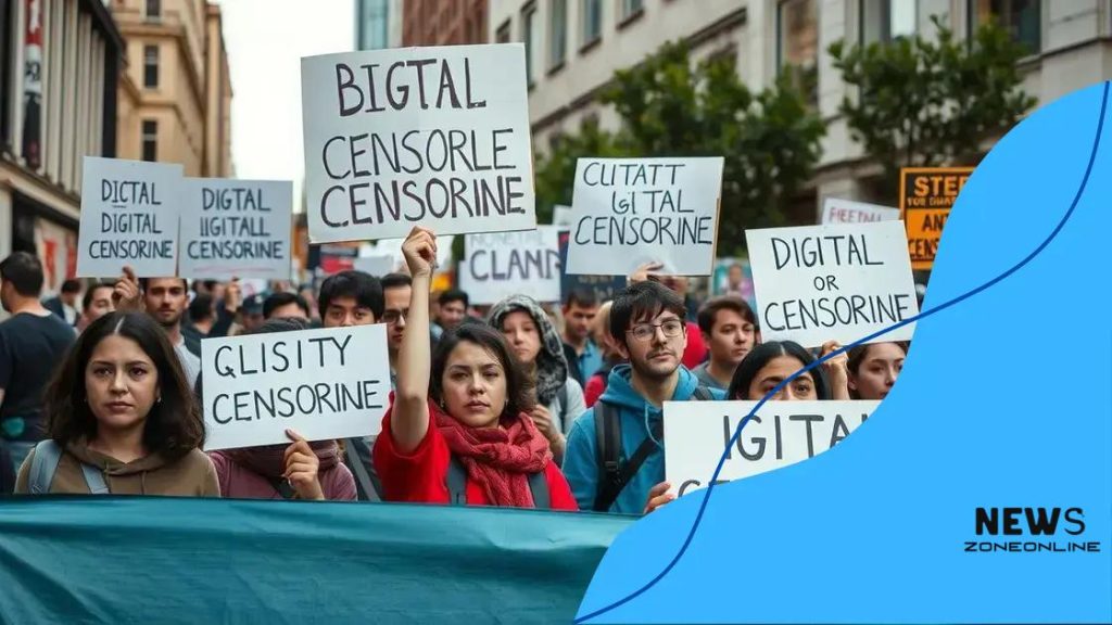 Digital censorship protest coverage: what you need to know