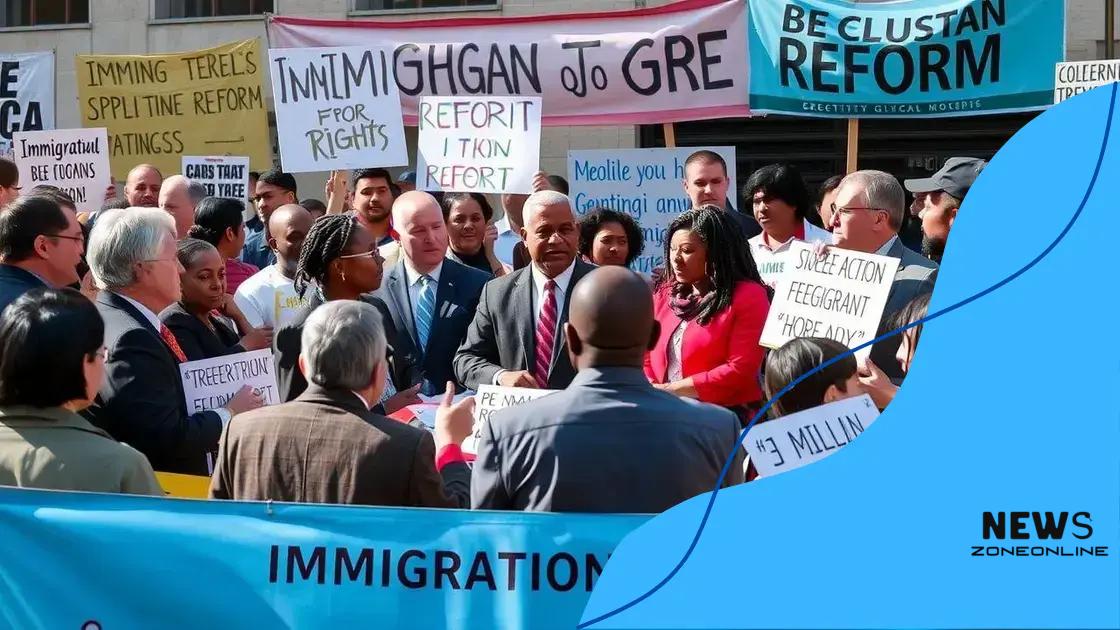 Key players in the immigration debate