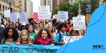 Marches demanding fair school budgets ignite community support