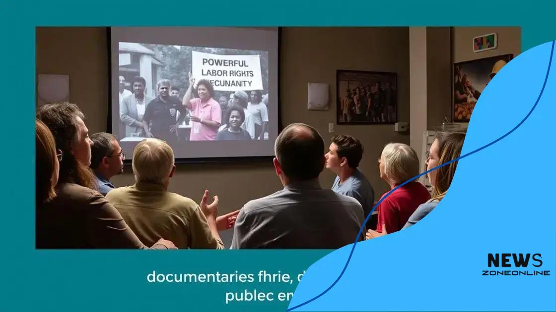 Impact of documentary exposure on public awareness