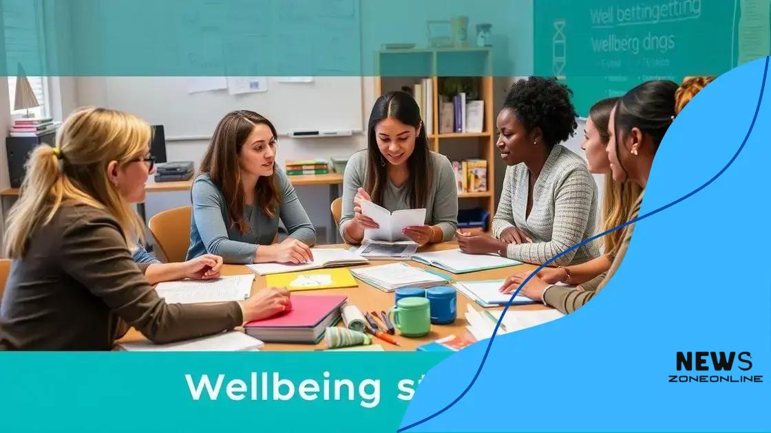 Strategies for implementing teacher wellbeing programs