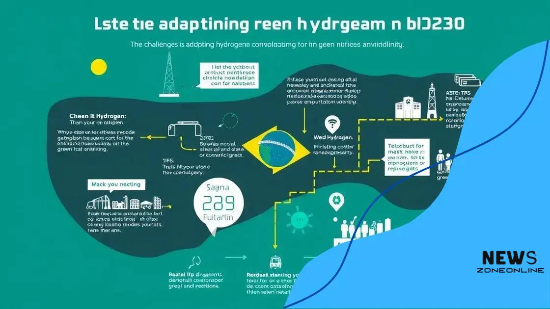 Challenges Brazil faces in adopting green hydrogen