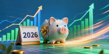 Secure piggy bank protecting savings against inflation in 2026 with strong investment returns.