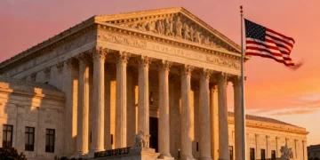 United States Supreme Court building, symbolizing judicial review and landmark cases of the 2025-2026 term.
